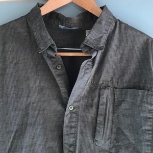 Brown button-up shirt from Zappos